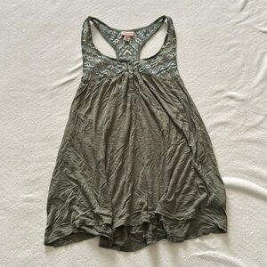 Cape Juby Army Green Tank Top